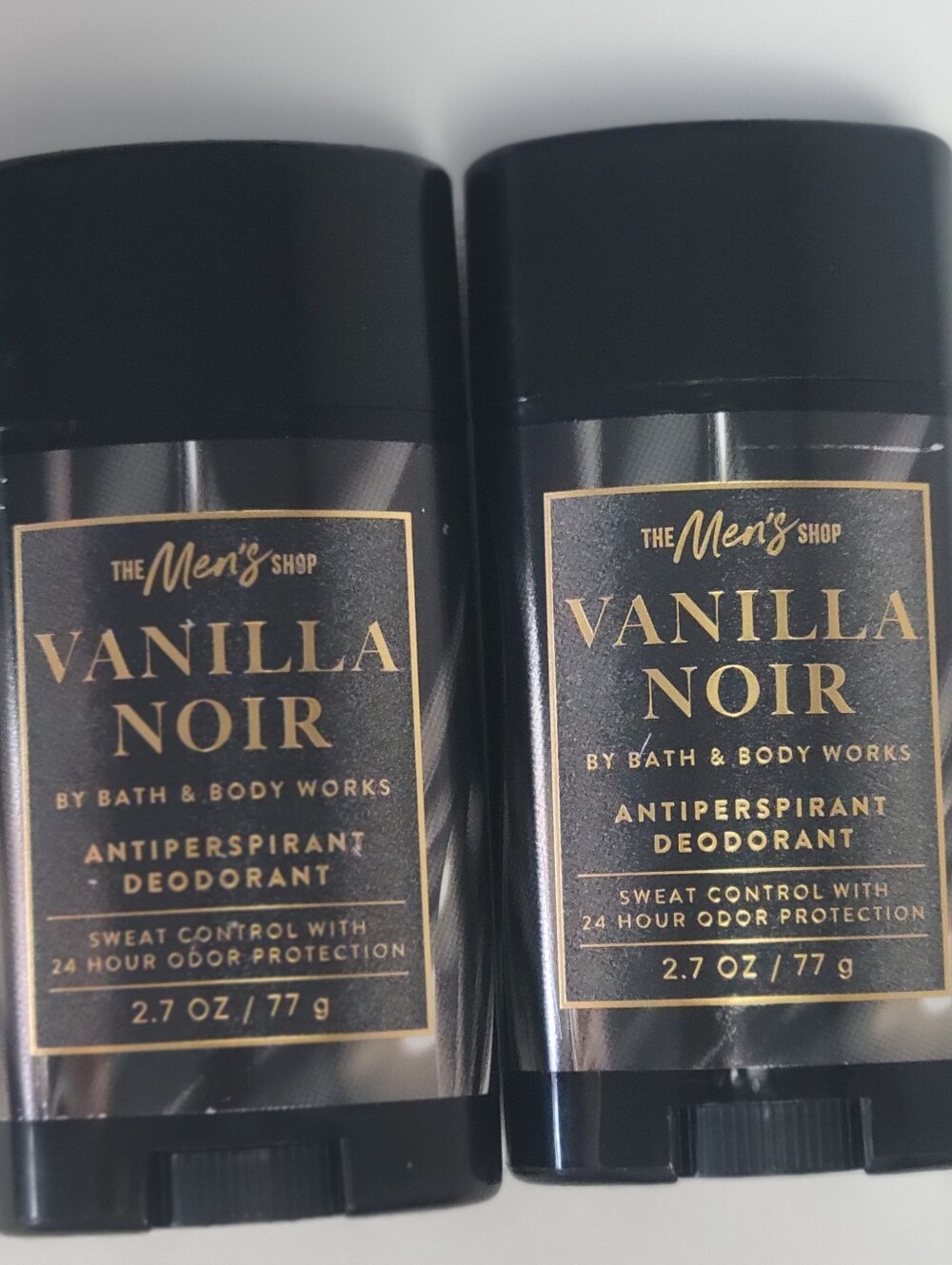 Bath & Body Works The Men's Shop "Vanilla Noir" Antiperspirant Deodorant Set